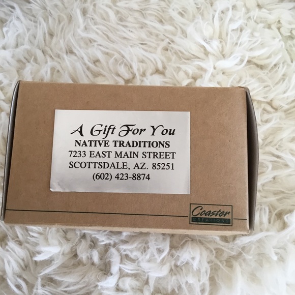 New in Box ~SANDSTONE ABSORBENT COASTERS~ - Picture 5 of 5